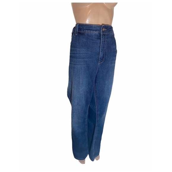 Melissa McCarthy Seven7 Women's Blue Boot Cut Jeans - Picture 2 of 8